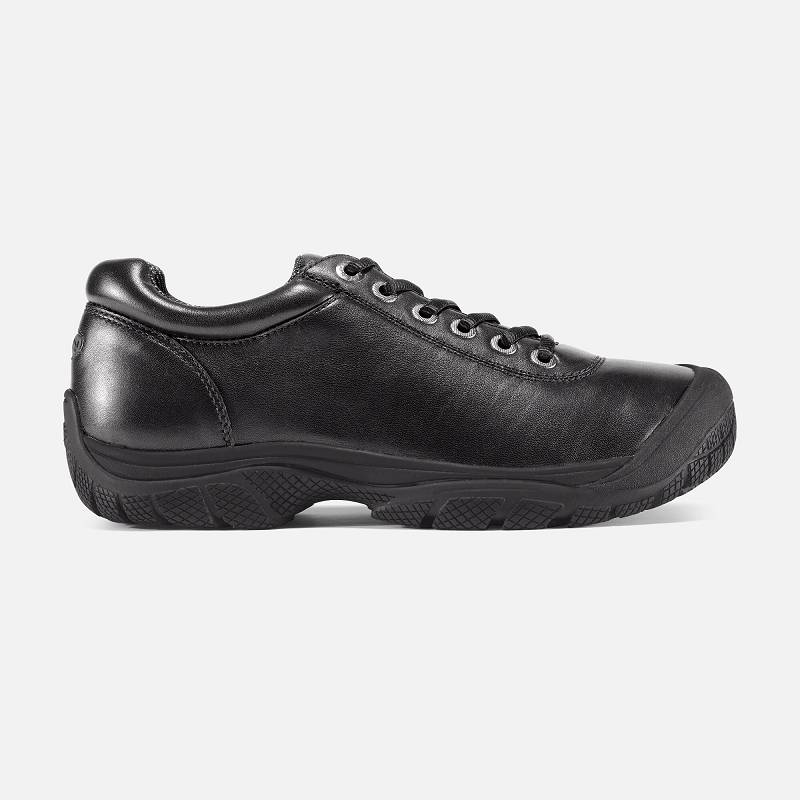 Keen PTC Dress Oxford Sicherheitsschuhe Herren DE-92047 Black - Keen Herrenschuhe Schwarz